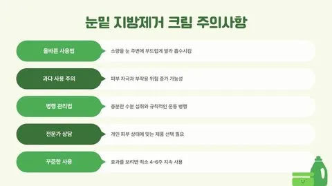 눈밑 지방제거 크림 이미지 3