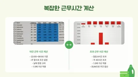 엑셀 시간 계산 이미지 8