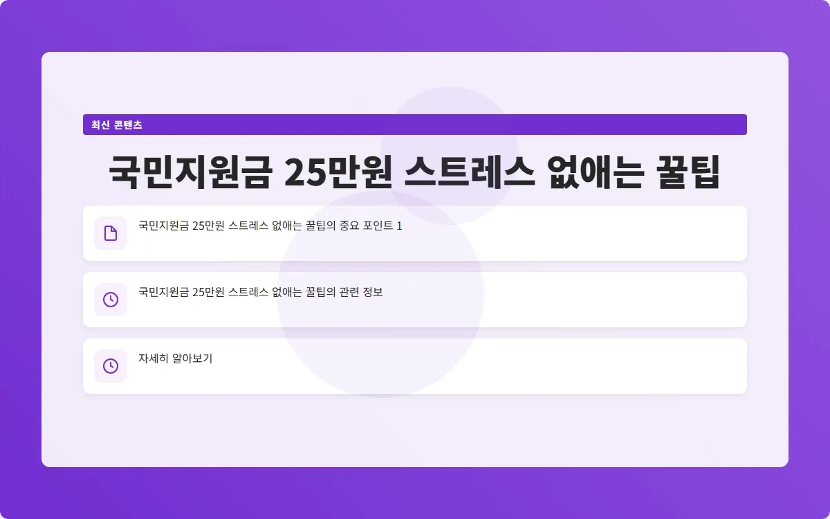 국민지원금 25만원 사용처 이미지 3