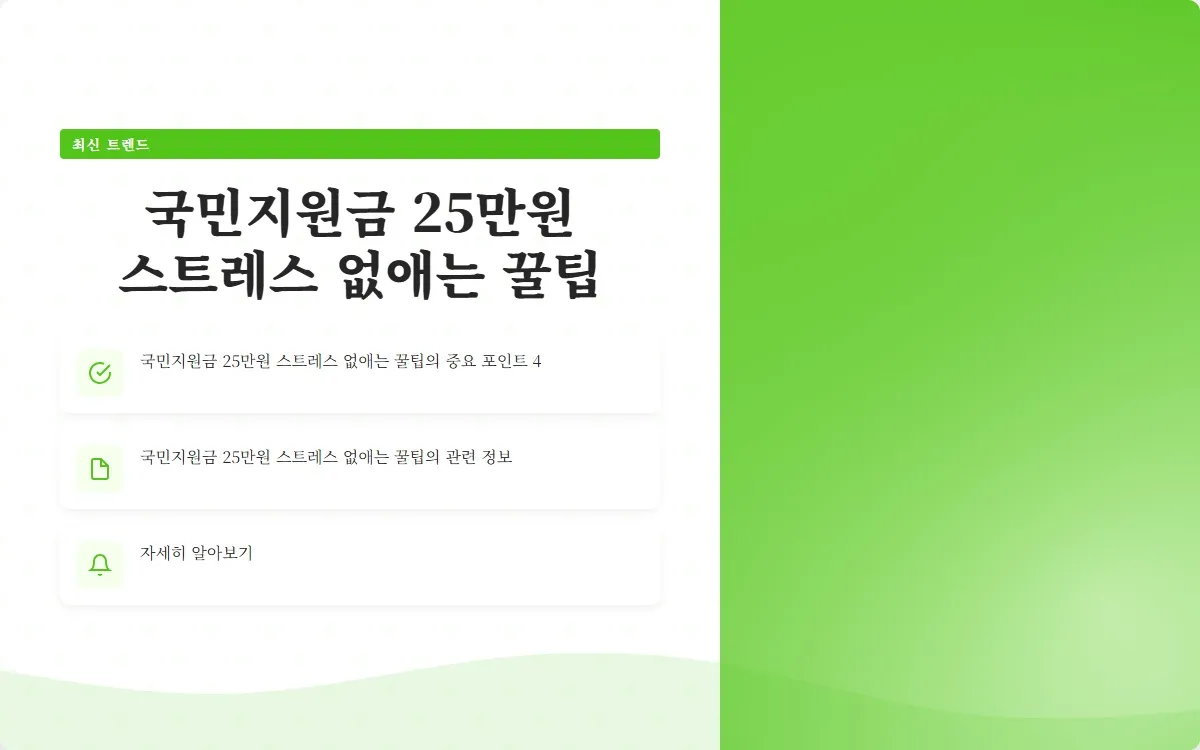 국민지원금 25만원 사용처 이미지 6