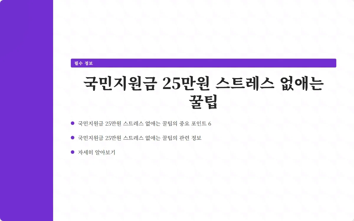 국민지원금 25만원 사용처 이미지 8